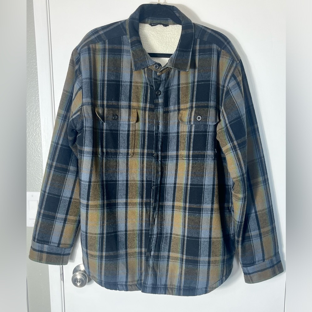 Backcountry heavy weight warm plaid jacket